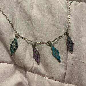 Frozen 2 Geometric Pendant Necklace